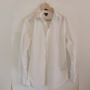White JCrew Ludlow oxford shirt